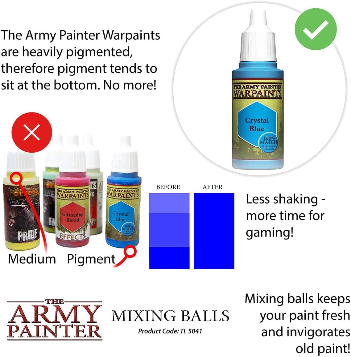 ペイントボールアート Amazon | The Army Painter ペイントミキシングボール - 防錆